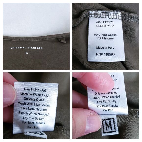 Universal Standard Iconic Geneva Dress Olive Green Womens M (18-20) Asymmetrical - Picture 10 of 10